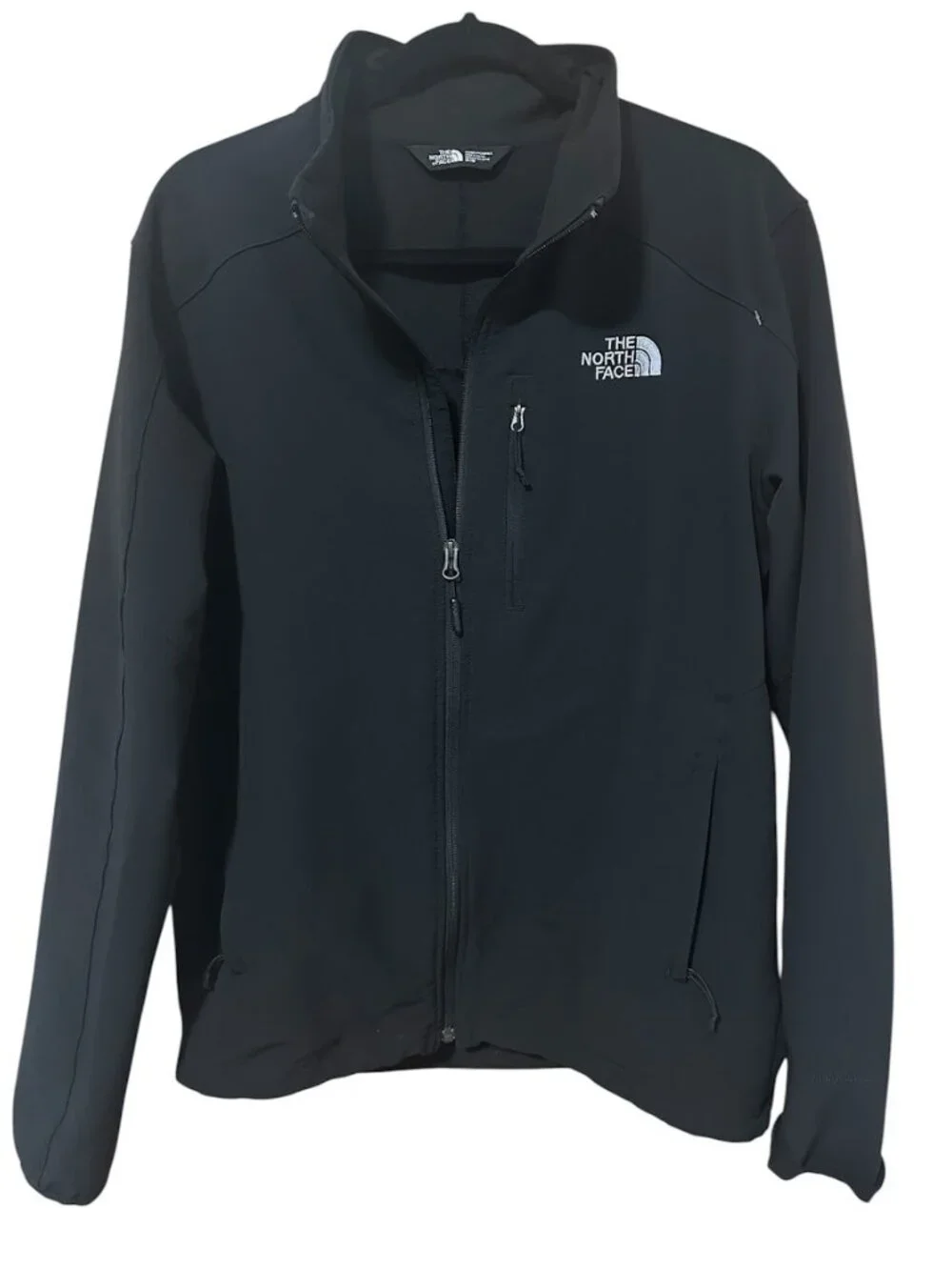 The North Face Apex Bionic Softshell Jacket Black Zip Up - Men’s Medium